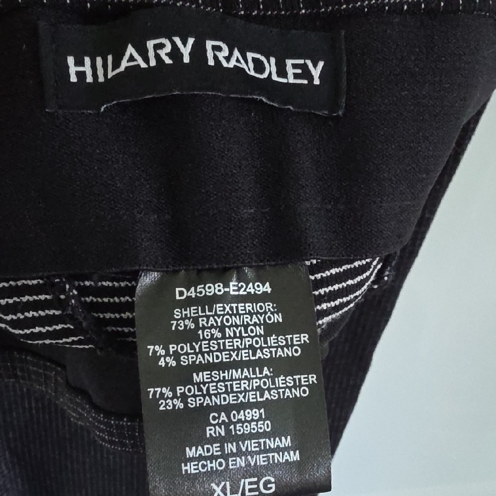 Hilary Radley Women's Black Corduroy Pants - Picture 2 of 3